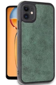 LitaeTrend iPhone 11 Kılıf Aras Deri Kapak - Koyu Yeşil thumbnail 2