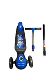 Swing Işıklı 3 Tekerlekli Scooter Mavi thumbnail 5