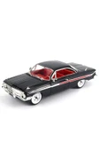 Metal 1:24 1961 Chevy Impala Model Araba thumbnail 7