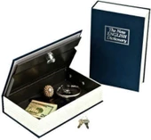 Lacivert Renkli Sözlük Kitap Şeklinde Gizli Kasa Metal Kumbara Kasa Lacivert Dekoratif Hediyelik Kasa Kumbara thumbnail 5