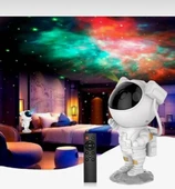 Hediye Galaksi Yıldız Samanyolu Projektör Astronot Samanyolu Işıklı Projeksiyon Gece Lambası thumbnail 1