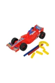 İtmeli Formula 1 Yarış Arabası – Sopa Aparatlı Eğitici Oyuncak Araba - Kırmızı thumbnail 5