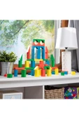 Hak-İş Oyuncak Eğitici Renkli Ahşap Bloklar 102 Parça thumbnail 6