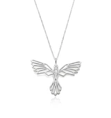 Tasarım Anka Kuşu Gümüş Kolye - Gümüş thumbnail 1