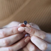 Mistik Topaz İhtişamı Gümüş Yüzük - Gümüş thumbnail 2