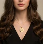 Burç Gümüş Kolye - Gümüş thumbnail 2