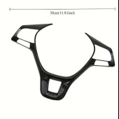 Golf 7 Jetta Passat Tiguan Polo-T-Roc 2017-2022 Karbon Görünümlü Direksiyon Kapak thumbnail 4