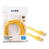 S-Link SL-CAT603YE 3 Metre Sarı Cat6 Ethernet Kablosu thumbnail 1