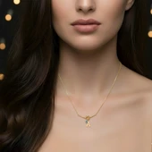 Aşk Düğümü Gümüş Kolye - Gümüş thumbnail 2