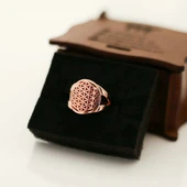 Yaşam Çiçeği Gümüş Yüzük - Rose thumbnail 2