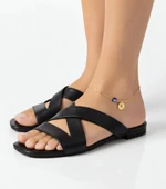 Nazarlı Harf Gümüş Halhal - Altın thumbnail 2