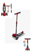 Swing Işıklı 3 Tekerlekli Scooter Kırmızı thumbnail 4
