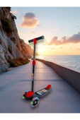 Swing Işıklı 3 Tekerlekli Scooter Kırmızı thumbnail 1