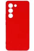 LitaeTrend Vivo V30 Lite 4G Kılıf First Silikon - Kırmızı thumbnail 2