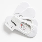 Kadın Görünmez Çorap Siyah & Beyaz – Kaydırmaz Silikonlu, Nefes Alan Babet thumbnail 6