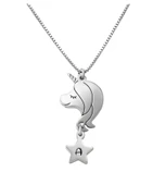 Ponny Harfli Gümüş Kolye - Gümüş thumbnail 1