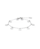 925 Ayar Gümüş Yuvarlak Halhal - Gümüş thumbnail 1