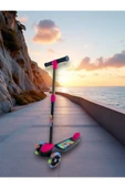 Swing Işıklı 3 Tekerlekli Scooter Pembe thumbnail 1