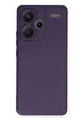 LitaeTrend Xiaomi Redmi Note 13 Pro Plus Kılıf Nano içi Kadife Silikon - Mor thumbnail 1