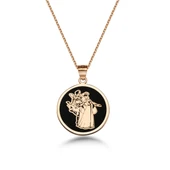 Kafkas Çerkes Dansı Gümüş Kolye - Rose thumbnail 1