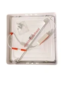 K2 18w 22x22 Kare Sıva Üstü Led Panel Günışığı 3000k Beyaz Kasa IP20 S.Ü. thumbnail 3