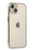 LitaeTrend iPhone 13 Kılıf Lensli Silikon - Gümüş thumbnail 2