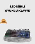 Profesyonel  Klavye Mouse Seti – RGB Işıklı, Türkçe Q, DPI Ayarlı, Dayanıklı Gövde thumbnail 1