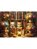 Art Puzzle Bilge Kediler Kitaplığı - 260 Parça 40269 thumbnail 2
