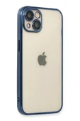 LitaeTrend iPhone 13 Kılıf Lensli Silikon - Lacivert thumbnail 2