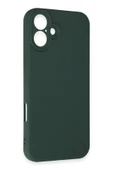 LitaeTrend iPhone 16 Plus Kılıf First Silikon - Koyu Yeşil thumbnail 3