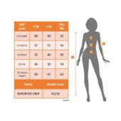 Lucky Life Kadın Uzun Kollu V Yakalı Taşlı Mini Ithal Krep Elbise thumbnail 5