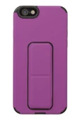 LitaeTrend iPhone 6 Kılıf Mega Standlı Silikon - Mor thumbnail 1