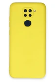 LitaeTrend Xiaomi Redmi Note 9 Kılıf Nano içi Kadife Silikon - Sarı thumbnail 1