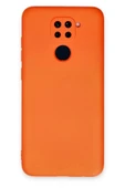 LitaeTrend Xiaomi Redmi Note 9 Kılıf Nano içi Kadife Silikon - Turuncu thumbnail 1