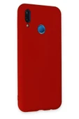 LitaeTrend Huawei P20 Lite Kılıf Nano içi Kadife Silikon - Kırmızı thumbnail 2