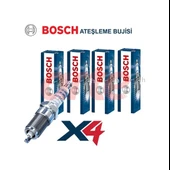 Renault Megane 3 1.6 16V (2009–2016) Uyumlu | Bosch LPG İridyum Buji Takımı | 4 Adet | %100 Orijinal thumbnail 1