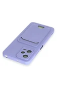 LitaeTrend Xiaomi Redmi Note 12 4G Kılıf Kelvin Kartvizitli Silikon - Lila thumbnail 3