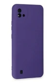 LitaeTrend Realme C11 2021 Kılıf Nano içi Kadife Silikon - Mor thumbnail 3
