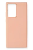 LitaeTrend Samsung Galaxy Note 20 Ultra Kılıf Nano içi Kadife Silikon - Pudra thumbnail 1