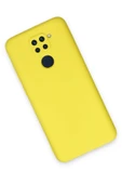 LitaeTrend Xiaomi Redmi Note 9 Kılıf Nano içi Kadife Silikon - Sarı thumbnail 2