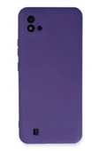 LitaeTrend Realme C11 2021 Kılıf Nano içi Kadife Silikon - Mor thumbnail 1