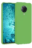 LitaeTrend Xiaomi Redmi K30 Pro Kılıf Nano içi Kadife Silikon - Yeşil thumbnail 2