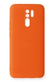 LitaeTrend Xiaomi Redmi 9 Kılıf Nano içi Kadife Silikon - Turuncu thumbnail 1
