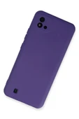 LitaeTrend Realme C11 2021 Kılıf Nano içi Kadife Silikon - Mor thumbnail 2