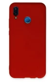 LitaeTrend Huawei P20 Lite Kılıf Nano içi Kadife Silikon - Kırmızı thumbnail 1