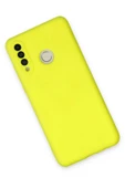 LitaeTrend Huawei P30 Lite Kılıf Nano içi Kadife Silikon - Sarı thumbnail 3