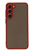 LitaeTrend Samsung Galaxy S23 Plus Kılıf Montreal Silikon Kapak - Kırmızı thumbnail 1