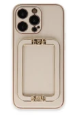 LitaeTrend iPhone 13 Pro Kılıf Coco Elit Kapak - Gold thumbnail 1