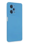 LitaeTrend Xiaomi Redmi Note 12 Pro 5G Kılıf Nano içi Kadife Silikon - Mavi thumbnail 2