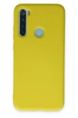 LitaeTrend Xiaomi Redmi Note 8 Kılıf Nano içi Kadife Silikon - Sarı thumbnail 1